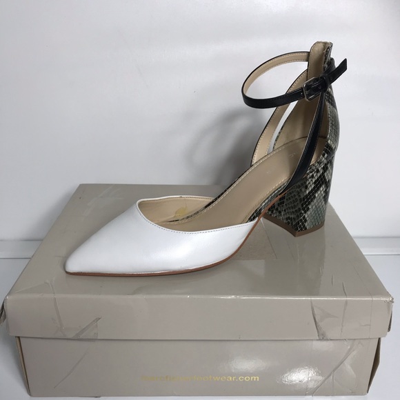 Marc Fisher Raie Ankle Straps Pointed Toe Pumps - Picture 5 of 7